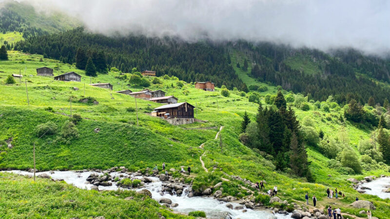 Bursa yaylalarında trekking rotası Uludağ Pamuklu Yaylası manzarası