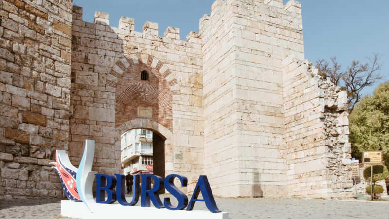 Bursa Uludağ ve yeşil parklar manzarası